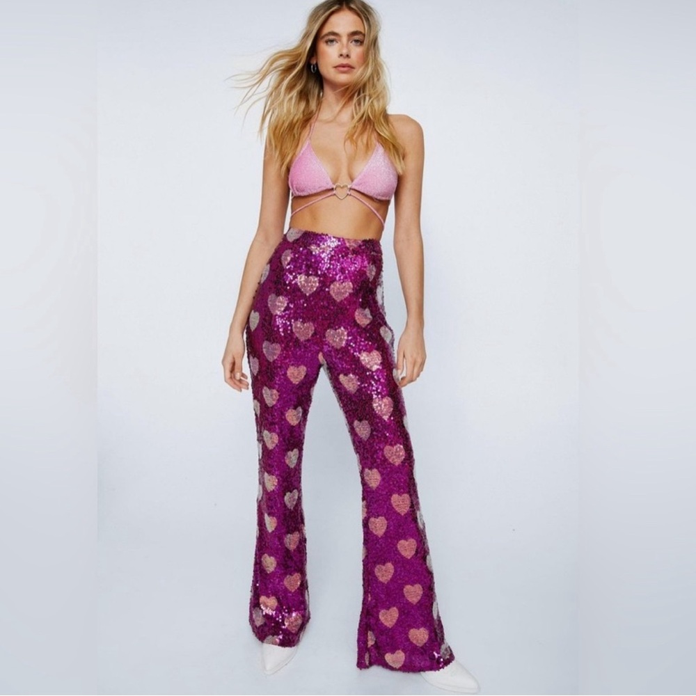 Nasty Gal Sequin pants